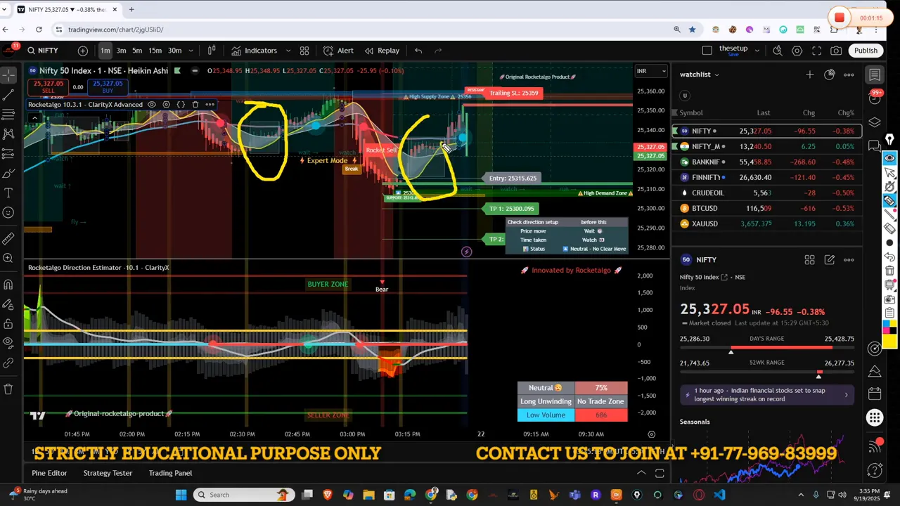 Expert Mode message showing on screen