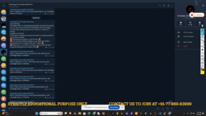 Expanded Telegram-style watchlist message showing intraday stock alerts plus a detailed guidance message (risk note and rules) in a dark UI — clear example of a watchlist/scanner output.