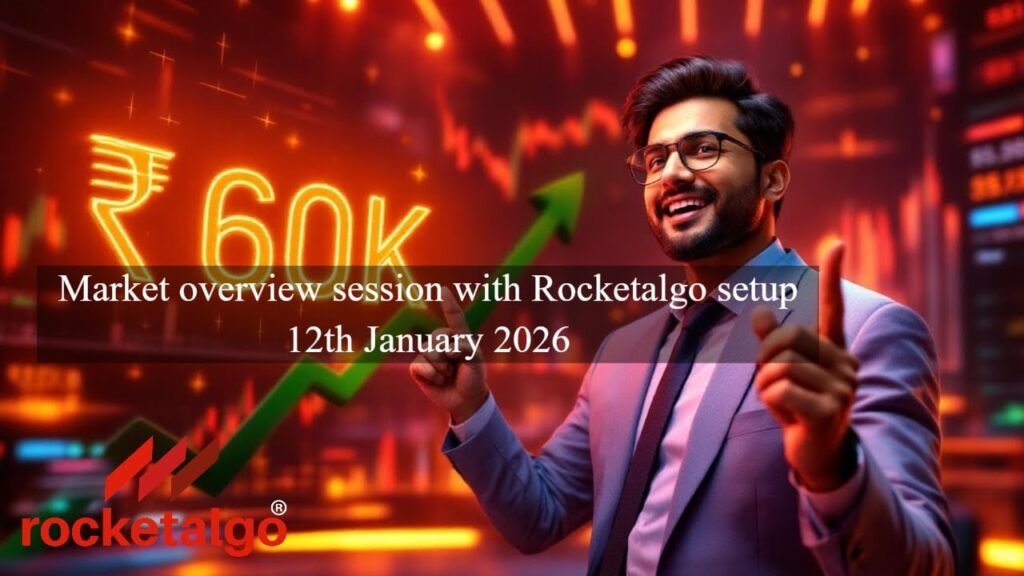 video thumbnail for 'Market overview session with Rocketalgo setup - 12th January 2026'