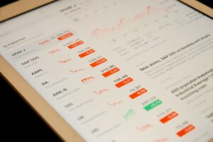 Photo Stock market chart